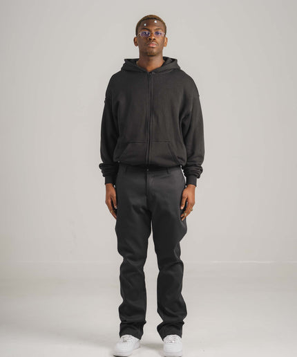 Zipped Hoodie — 100% Cotton