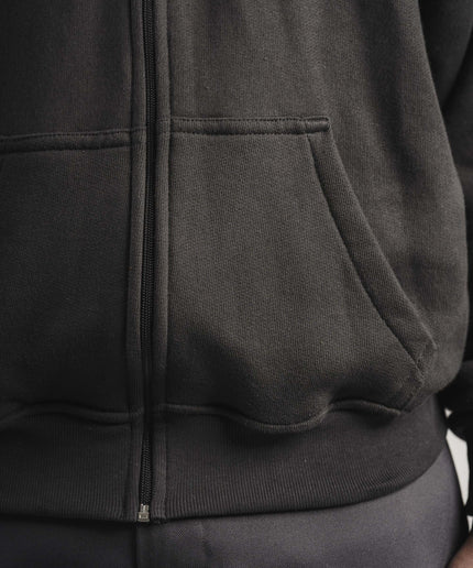 Zipped Hoodie — 100% Cotton