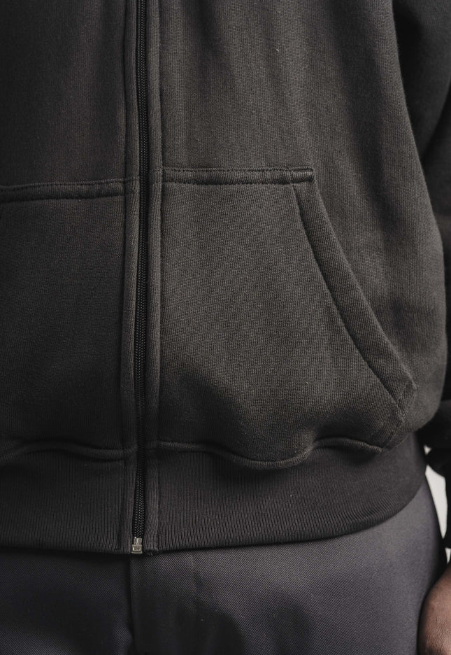 Zipped Hoodie — 100% Cotton