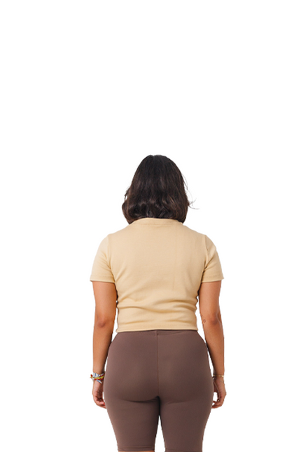 T-shirt para mulher WSYD Slim Fit Rib